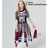 Zombie Halloween Cosplay Costume Cheerleading Team Party Dress Performance Stage