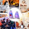 2Pcs Ghost Halloween Figurine Halloween Ghost Decorations Halloween Ghost Table Decoration for Garden Party Halloween Theme
