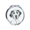 Brittany Spaniel, Brittany Wiegref – Pocket Mirror with a Dog, Personalized Mirror for a Purse |