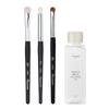 3-Piece Mini Eyeshadow Brush Set (Cleanser Mini Included)