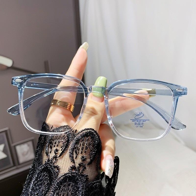 Korean Anti Blue Light Blocking Round Frame Glasses Anti-fatigue Spectacles Fashion for Men/Women Radiation Protection
