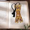 1/2/3Pcs Kitten Bookmark Kit Adorable Cat Design Reading Wooden Bookmarks with Tassels Funny Gift for Men Women