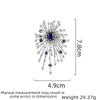 SUYU Fashionable Zircon Brooch Dazzling Fireworks Exquisite Brooch Fashionable Pin Buckle Women's Clothing Accessories