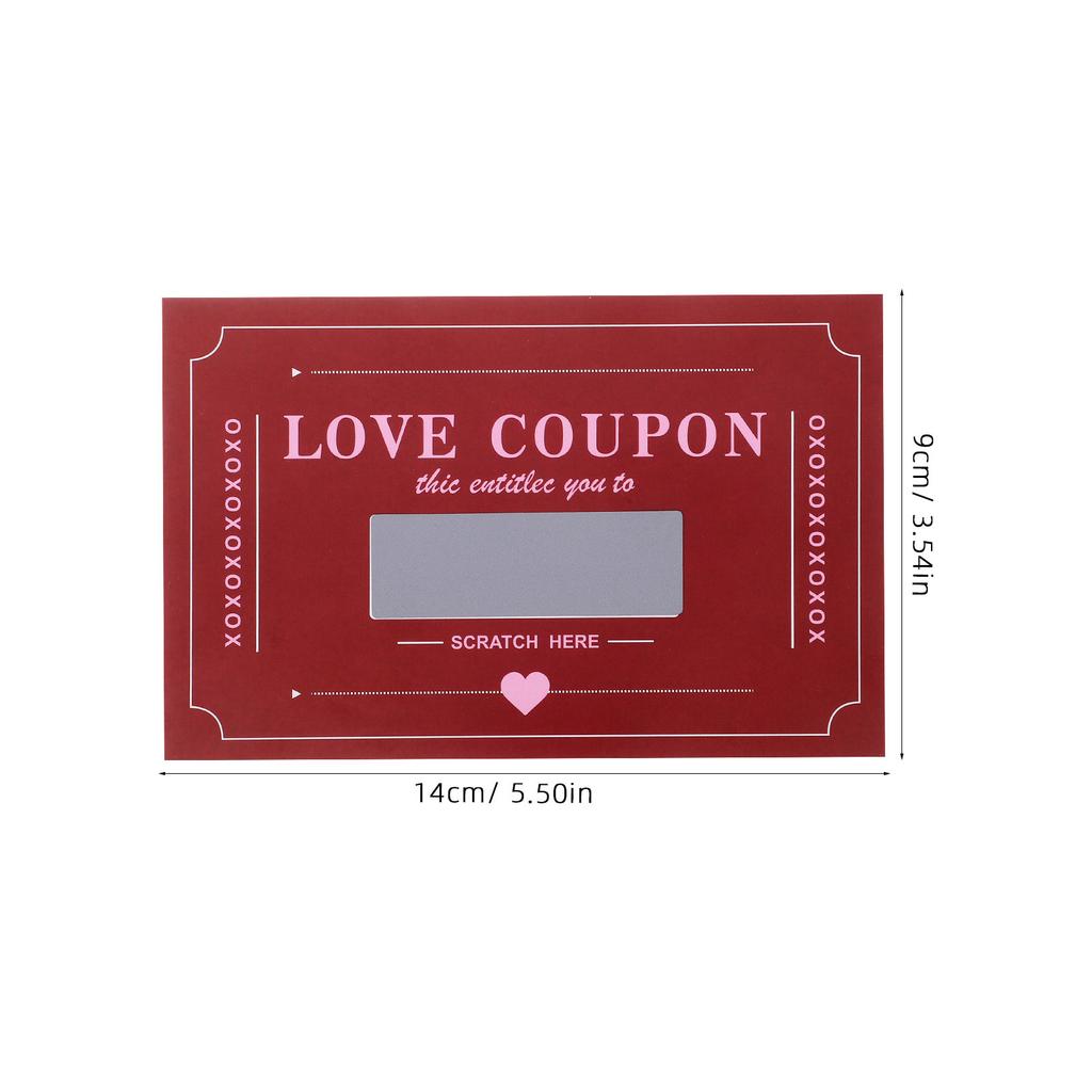 20 Blatt Rubbelkarten Rosa Liebe DIY Datum Rubbelkarten Gutscheine Kinder Geburtstag DIY Jubiläumsdatum Spiel Einladungen