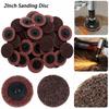 1050pc 2 Medium Grit Cleaning Conditioning Roll Lock Surface Sanding Disc