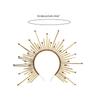 Lolita Halocrown Mary Halocrown Headband Spiked Halocrown Sunburst Greek Baroque Tiara Crown SunGoddess Headpiece