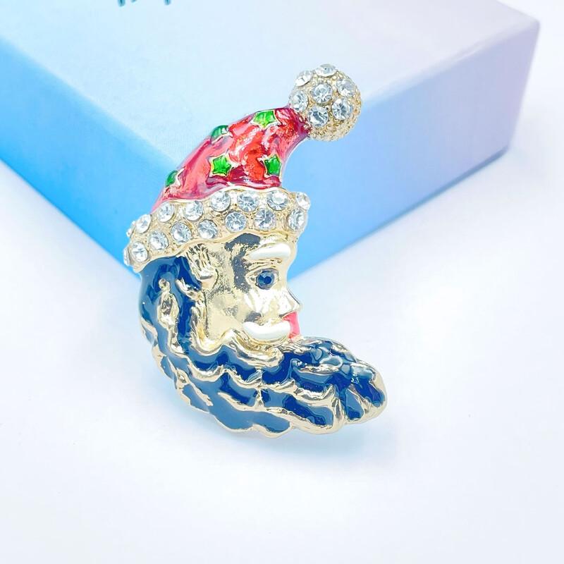 Fumaiide Рождественский набор брошей-пинов с Санта-Клаусом