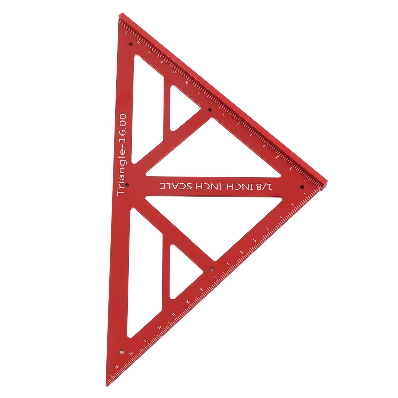 

Woodworking Triangle Ruler Multifunctional Aluminum Alloy Large Triangle Gauge Measuring Tool
