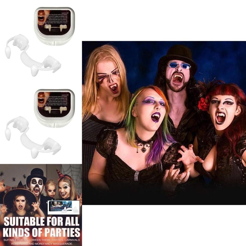 Halloween Vampirzähne Zähne Realistisch Und Wiederverwendbar Mit Aufbewahrungsbox