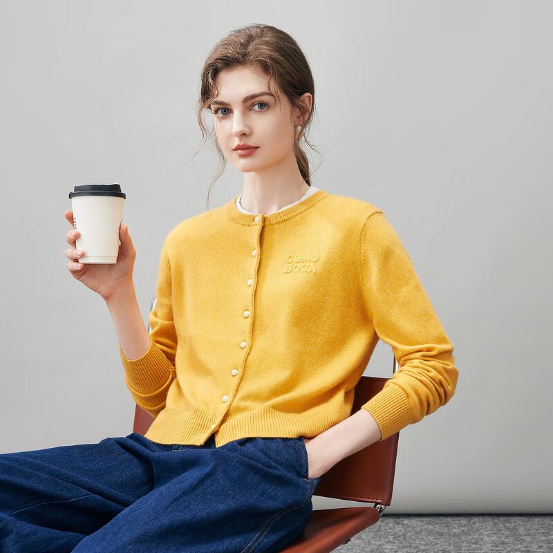 

Кардиган женский кашемировый Komeng Boca с круглым вырезом L