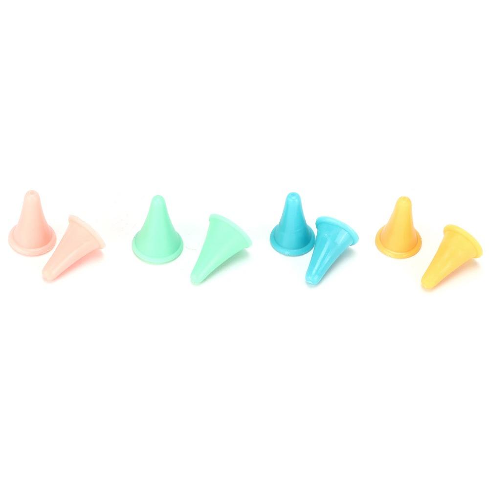 100Pcs Colorful Needle Point Protectors Coarse Needles Knitting Needle Stoppers  For Weaving