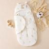 Newborn Swaddle Sleep Sack 350g Thick Cotton Baby Wrap Anti-Startle Infant Sleeping Bag