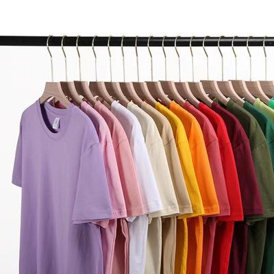 T-shirt unisex estiva bianca 200g puro cotone manica corta, vestibilità ampia, taglia grande