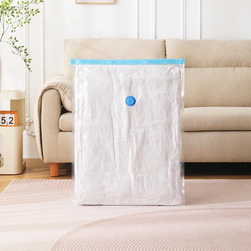 Vacuum Storage Compression Bag for Clothes, Quilts, and Jackets - Dustproof Travel Organizer