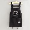 Anti-fouling Chef Apron Waterproof Cooking Baking Bibs Portable Kitchen Apron  for Home Kitchen