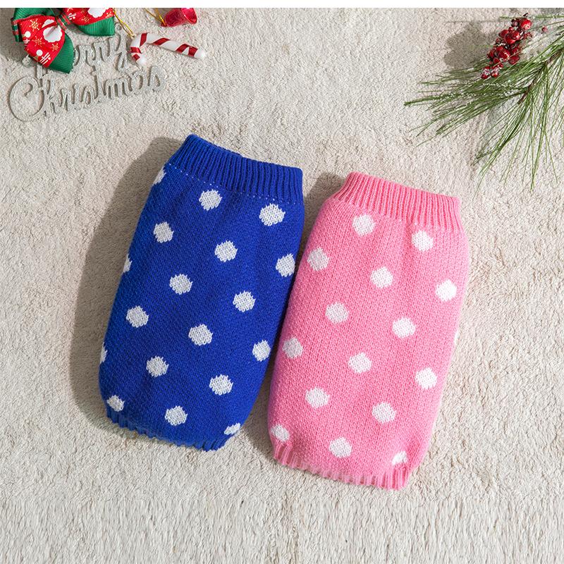 Зимняя теплая одежда для собак, милый свитер для собак, мягкое вязаное пальто для маленьких и средних собак, одежда для чихуахуа и йорков, товары для животных