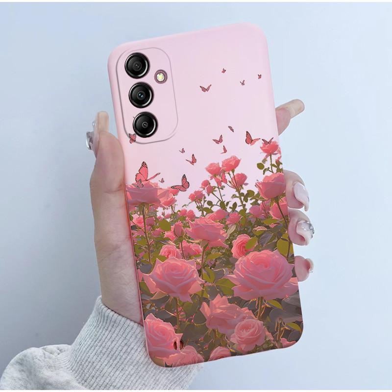 For Samsung Galaxy A14 4G Case A145 Soft TPU Silicone Cover Cute Astronaut Panda Phone Case For Samsung A14 5G A146B Coque Funda