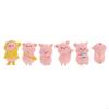 62KD Set of 6 Cartoon Fridge Magnets Cartoon Message Board Reminder Decoration