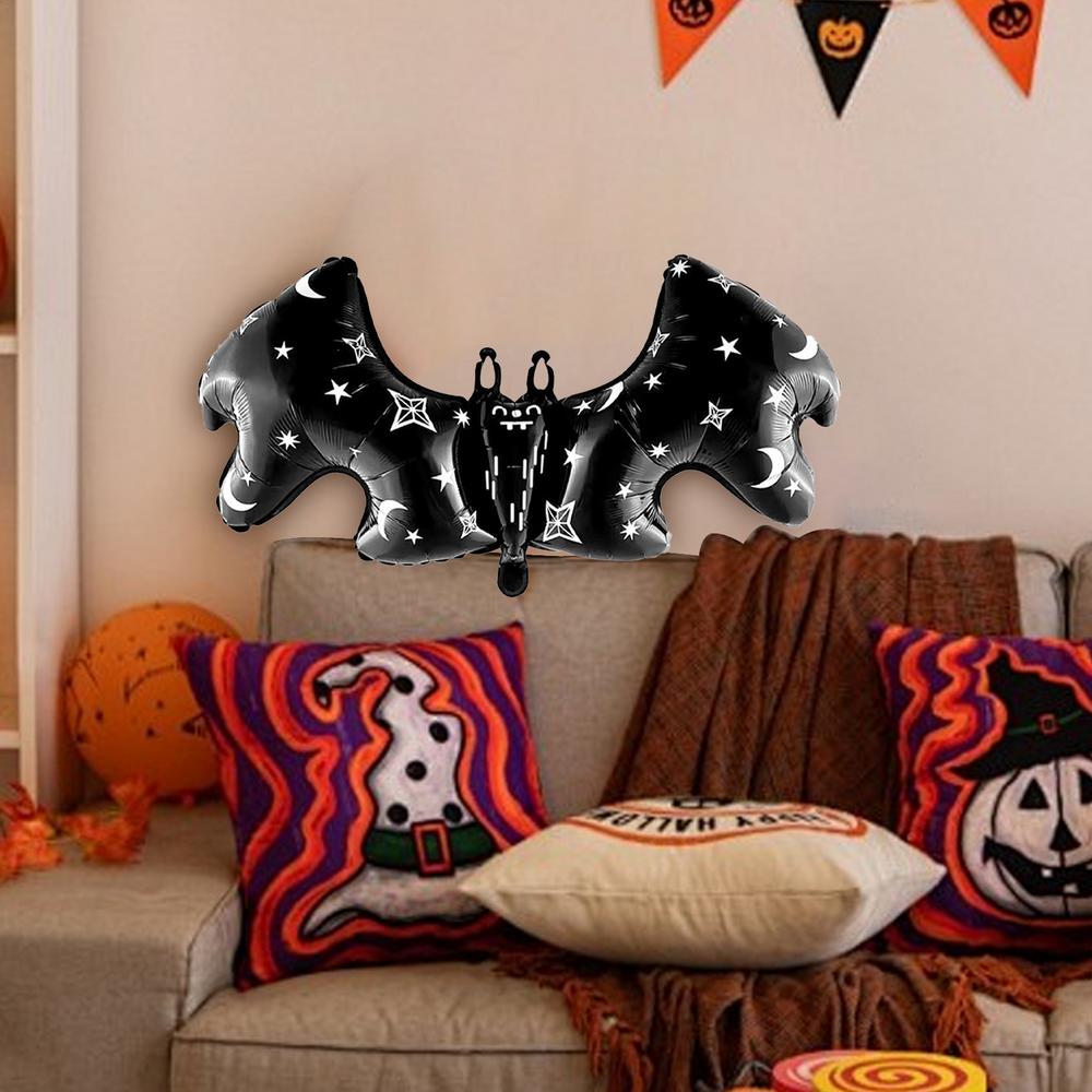 Scary Halloween Balloons Cartoon Gothic Foil Balloons Funny Party Decoration Holiday Pumpkin Decor For Desktop Haunted House