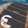 1pc Stair Tread Carpet Mat Self-adhesive Floor Mat Door Mat Step Staircase Non Slip Pad Protection Cover Pads Home Decor 76*20cm