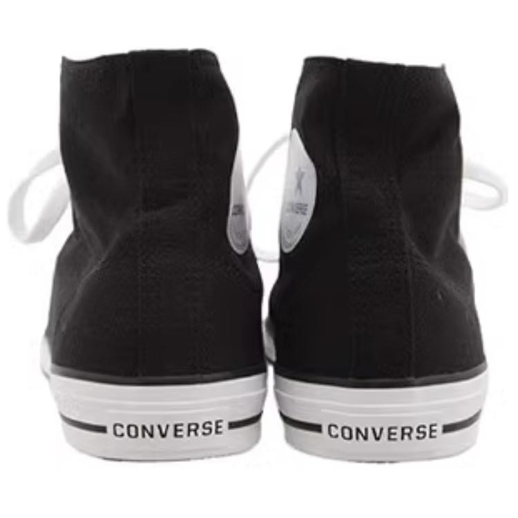 Converse Nextar Comfortable Versatile Durable Breathable High-Top Canvas Shoes Unisex Sneakers Black 32765011