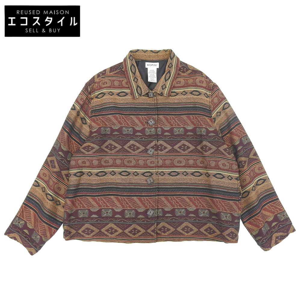 

Куртка WHITE STAG с принтом гобелен по всей поверхности, женская, коричневая, размер XL Куртка XL КоричневыйБ/у