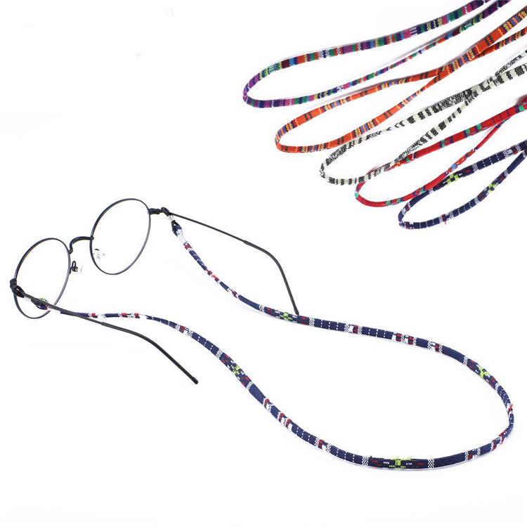 Wide DIY Eyeglass Sunglasses Cord Strap Ethnic Style Cotton Eyewear Lanyard Holder Rope Glasses Chain Neck