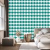 Harlequin Diamonds Wallpaper Turquoise, White and Mint 50x1000