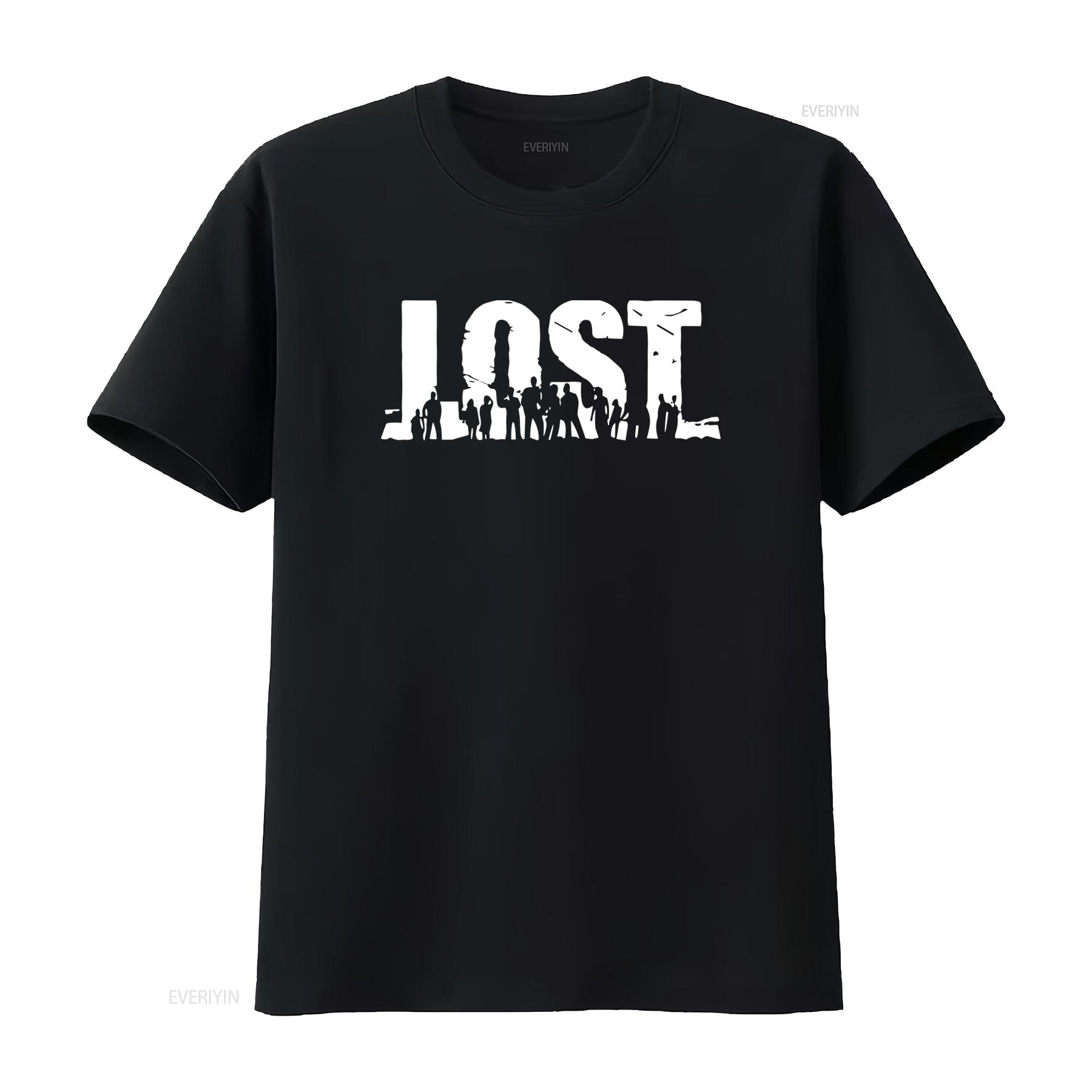 

Lost TV Series Movie Fan Cult Sayings T Shirt Perfect for Fans vintage Washed Unisex Soft Versatile Comfortable Casual Stylish 4XL