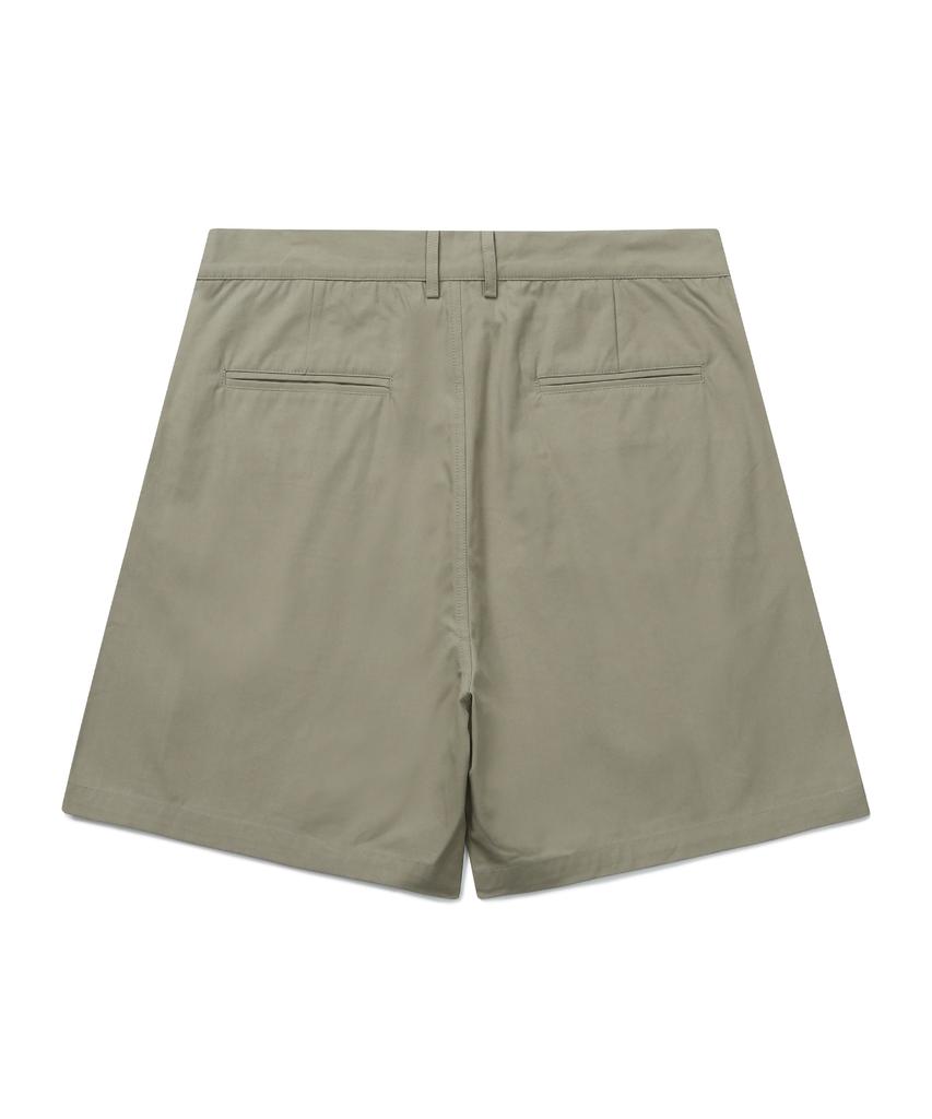 CONNECT KINLOCH Two-Tuck Half Pants (Light Khaki)