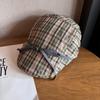Cap Unique Checkered Women Fashion Beret With Breathable Fabric For Use Daily