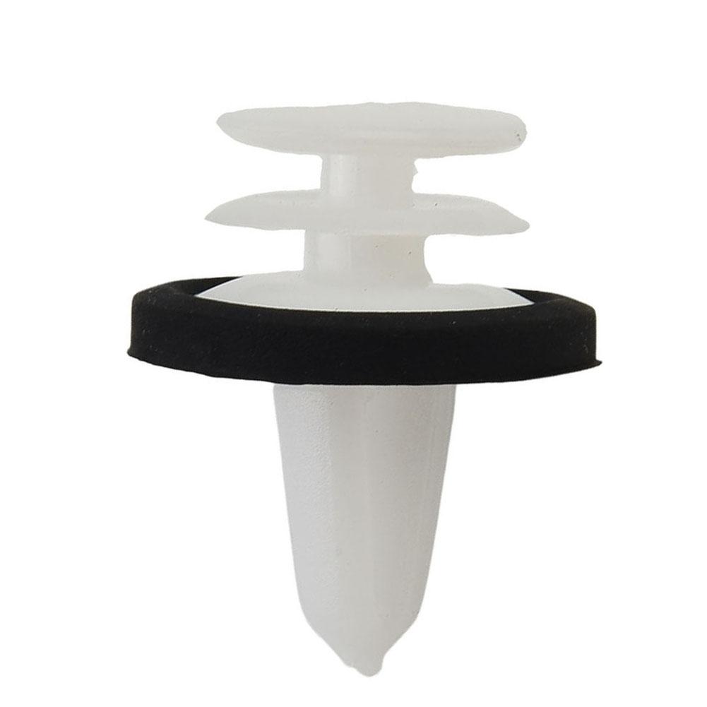 White Door Panel Clips with Sealer Perfect for Ford W713297 S300 Set of 20