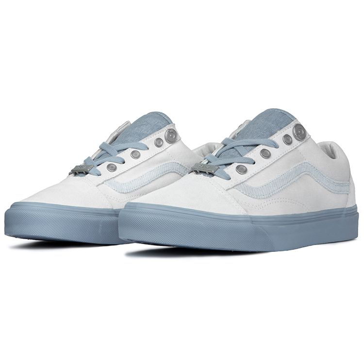 Vans C2H4 X  Old Skool Casual Sneakers Special Shoe Box Low Top Unisex Sneakers Gray White VN0A7Q2J628(S-BOX)