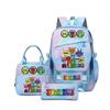 Rhythm Box Backpack Student School Bag Middle College Student Simple Outdoor Travel Backpack D