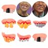 Toys Party Tooth Decay Zombie Incisors Toothy Fake Teeth Halloween Decor Prop Halloween Dentures