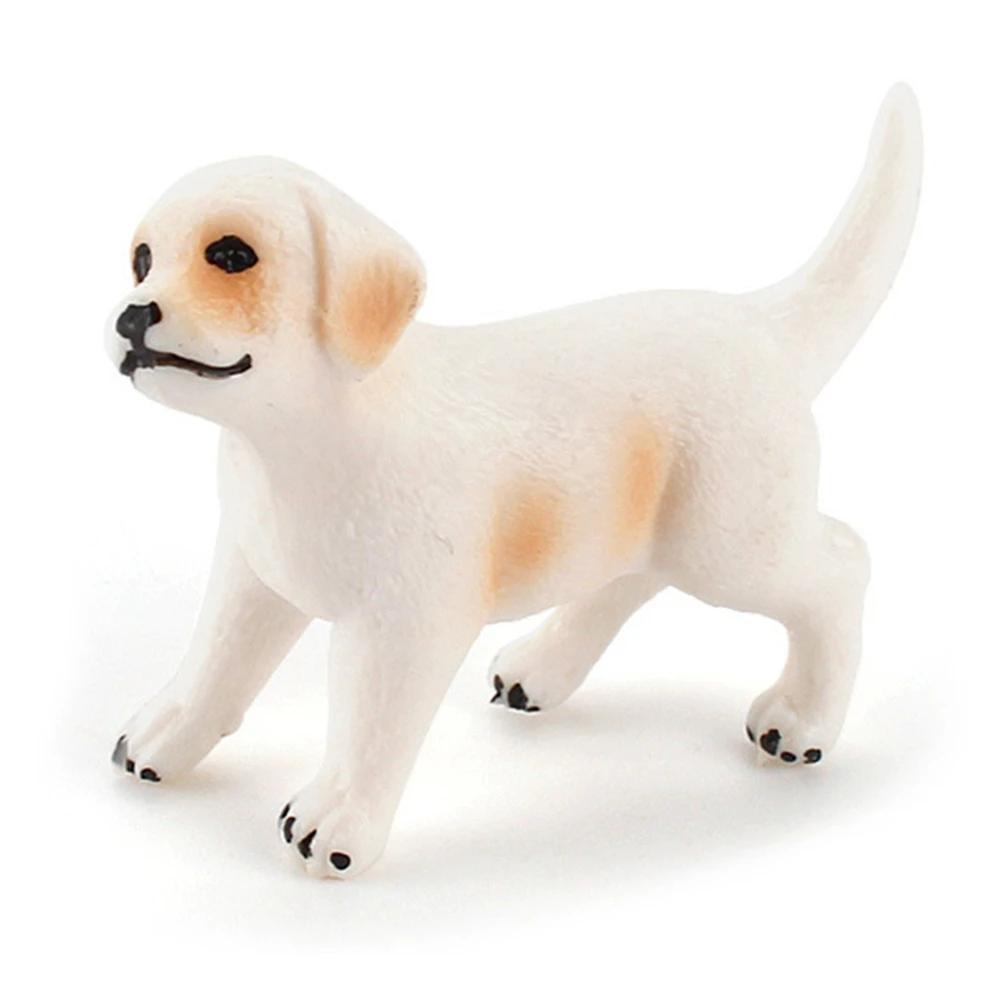 Figurky Simulace Pes Miniaturní Doplňky do pohádkové zahrady Model zvířete Mikro krajina Dětské vzdělávací Psí figurka