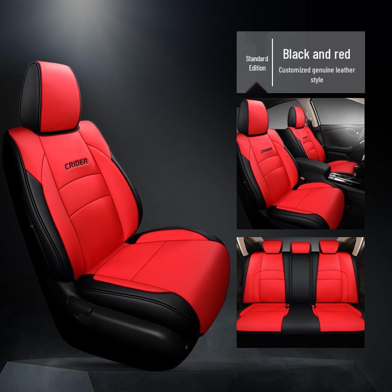 2022 Model 1.5L Sharp Luxury Lingpai Leather Car Seat Cushion - Universal Full Surround Cover for All Seasons