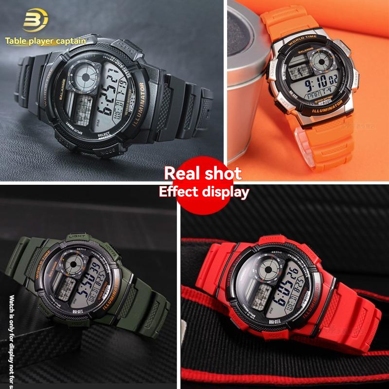 Für Casio Kleine Quadratische Uhr AE-1000W/AE-1200WH WSC-1250H/WS-1200H Serie Harz Silikon Uhrenarmband Sport Zubehör