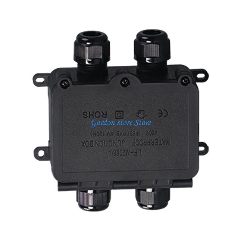 B0KB Portable Outdoor Junction Box with Waterproof Protective Accessory Convenient for 8 12mm Electrical Projects Supplies