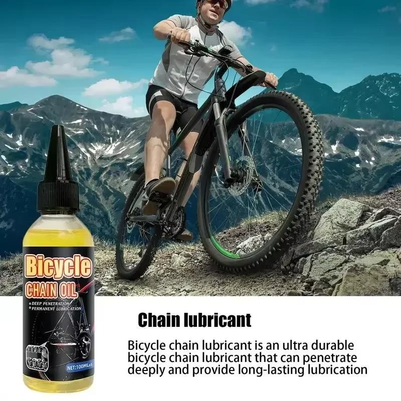 Bicycle Lubrication Oil MTB Chain Oil Bicycle Maintenance Oil Front and Rear Shock Absorber Rust Resistant Dust Proof Motor Oil