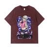 275 GSM Washed T-shirts 100% Cotton Seven Deadly Sins V3 Elizabeth Print Unisex Heavy Cotton T Shirt