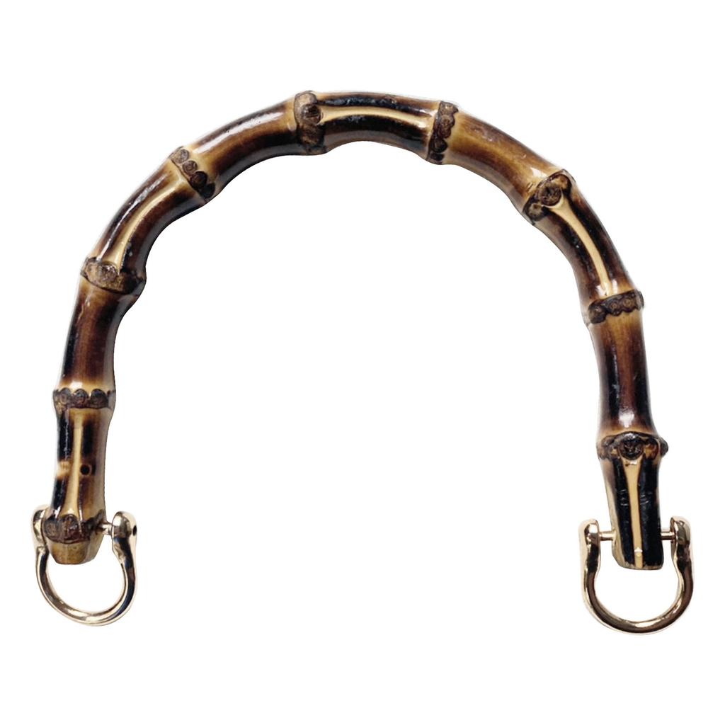 Bags Handle U-shape Bamboo Imitation Handle for Lady Women DIY Purse Handcrafted Handbag with Link Buckle Bag Accessory