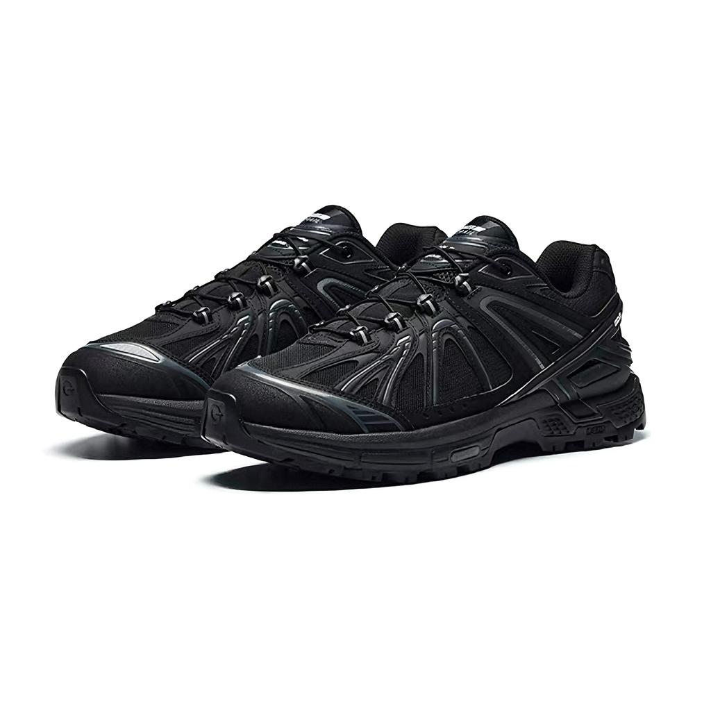 Anta Champion Series G03 Wandering Sports Fashion Versatile Outdoor Hiking Low Top Casual Shoes Men sneaker Basic-Black Castle-Gray 112638803A-1