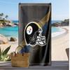Pittsburgh Steelers Print Beach Towel Soft Portable Quick?dry Towel For Pool Summer Vacation Outdoor Sport