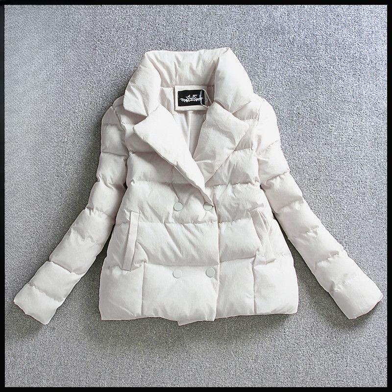 

Зимова жіноча модна коротка куртка з бавовняною підкладкою, чистий колір, пальто з довгими рукавами, тонка парка, верхній одяг 3XL