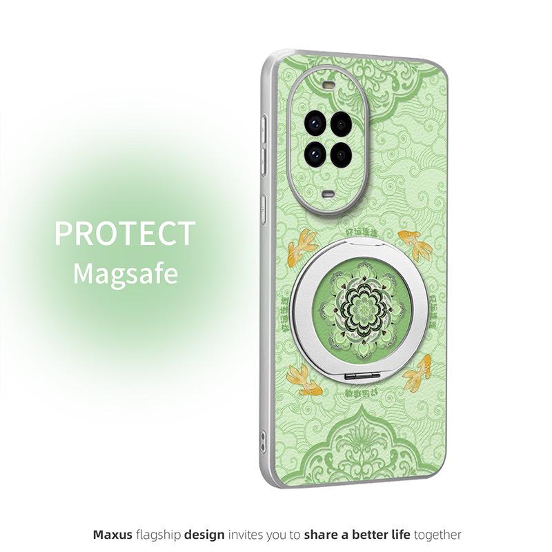 

Continuous Green Koi Phone Case for Huawei Nova 14 Pro/13 Pro/12 - Fresh Spring Style Huawei nova 11 Pro