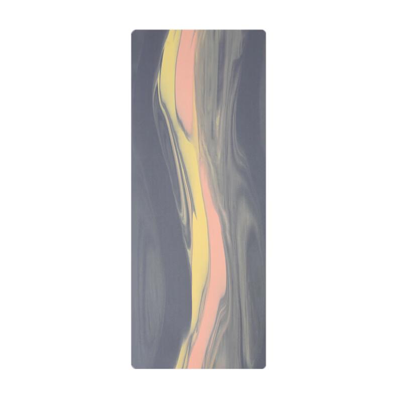 OEING Color-Block Rubber Yoga Mat