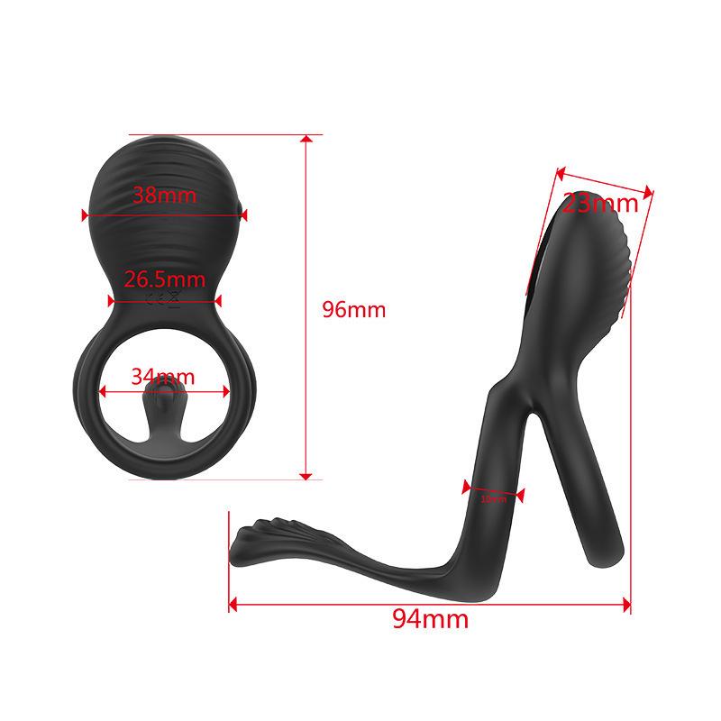 Mengma Wireless Remote Vibration Ring: Intimate Couples Massager & Lock.