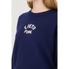 Benetton Lettering Embroidery Color Knit Bakpe4561