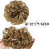 MISS WIG Straight Donut Chignon Hairpieces Synthetic Ombre Elastic Chignon Fluffy Messy Scrunchies Hair Bun for Women